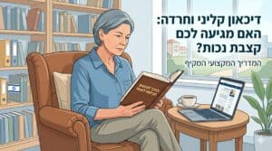דיכאון קליני וחרדה: האם מגיעה לכם קצבת נכות?